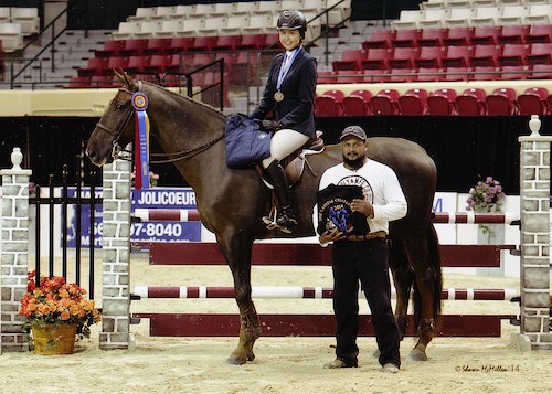 Melanie Selleck and Zenden Champion Equitation 15-year-old 2014 Capital Challenge Photo by The Book LLC