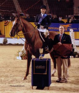 Alex Arute and Red Rooster Best Child Rider 2009 Pennsylvania National Photo Al Cook