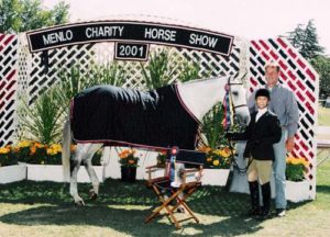 Jill Carter and Miss Charlotte Champion Adult Amateur Hunters and Best Adult Rider 2001 Menlo Charity Horse Show Photo JumpShot