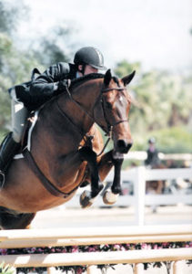 Stephanie Danhakl and Callaway 2004 HITS Desert Circuit Photo Flying Horse