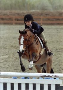 Wiley Nelson and Rainbow Canyon owned by Wild Sky Farm Small Pony Hunters 2010 HITS Desert Circuit Photo Flying Horse
