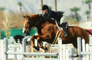 Alison Agley and Archie Champion Amateur Owner Hunters 18-35 2002 HITS Desert Circuit Photo Cathrin Cammett