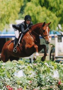 Teddi Mellencamp and Espri owned by Annette Peterfy Champion 2nd Year Green Hunters Oaks Blenheim Summer 2008