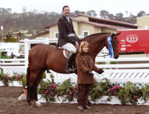Archie Cox on Granted owned by Portia de Rossi Regular Conformation Winner 2008 Del Mar National Photo Osteen