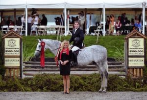 Nick Haness and Cruise owned by Jessica Singer Reserve Champion 2011 HITS $500,000 Hunter Prix Saugerties NY Photo ESI