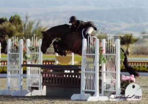 Laura Wasserman and Overseas Champion A-O Hunters 36 & Over 2010 HITS Desert Circuit Photo Flying Horse