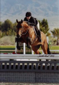 Ashley Pryde and Chaucer Reserve Champion Small Junior Hunters 16-17 M&S Medal Winner 2010 HITS Desert Circuit Photo Flying Horse