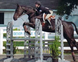 Stephanie Danhakl and Marcellus USEF Medal 2004 Devon Horse Show Photo JL Parker