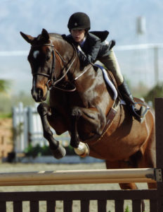 Skylar Nelson and Madison owned by Old Oak Farm Large Junior Hunters 2008 HITS Desert Circuit Photo Flying Horse