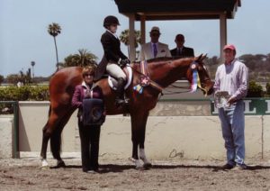 Laura Wasserman and Back in the Game Champion Amateur Owner 36 & Over 2012 Del Mar National Photo Osteen