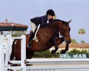 Teddi Mellencamp and Classified owned by Virginia Fout 2008 Del Mar National Photo Laura Weiner