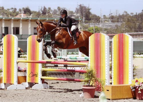 Ashley Pryde and Chaucer Equitation Winner High Point Rider 2010 Del Mar National Photo Osteen