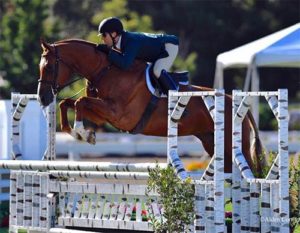 Nick Haness and Appeal owned by Gina Ross 1st Year Green Hunter 2016 Menlo Charity Horse Show Photo Alden Corrigan