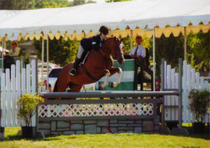Polly Sweeney and Duet Amateur Owner Hunter 36 & Over 2012 Menlo Charity Horse Show Photo Bella Peyser