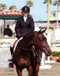 Ashley Pryde and Victory Road Awaiting the Blue 2010 Del Mar National Photo Osteen