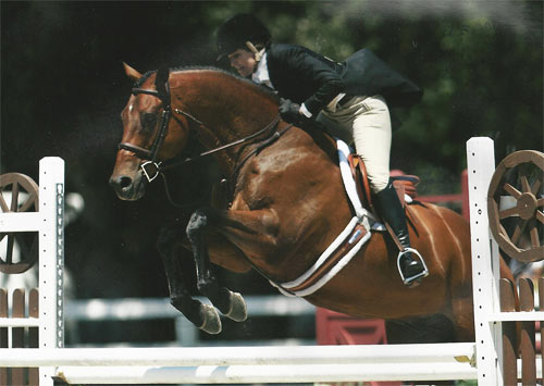 Ecole Lathrop and Classified Adult Amateur Hunter 34-45 2013 Menlo Charity Photo JumpShot