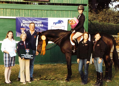 Zoie Nagelhout and Y2K 3rd Place USET Finals 2011 LA International Photo Flying Horse