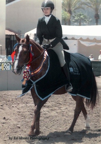 5_Stephanie Danhakl and Galatea USEF Horse of the Year National Champion 2004 and 2005 Small Junior Hunter High Score Photo Ed Moore