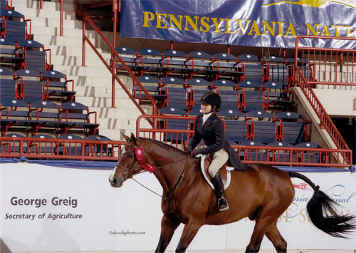 Lily Blavin and Montague Reserve Champion NAL Finals 2012 Pennsylvania National Photo Al Cook