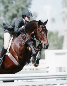 Stephanie Danhakl and In Sync Overall Circuit Reserve Grand Champion Large Jr Hunters 16-17 2005 HITS Desert Circuit Photo Flying Horse