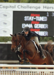 Emma Gerber and Stay Tuned Small Junior Hunter 16-17 2012 Capital Challenge Photo The Book LLC