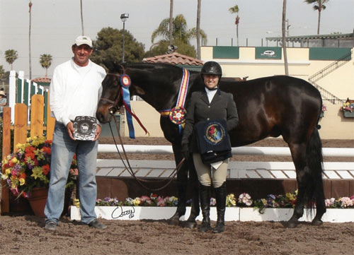Virginia Fout and Regency Champion Adult Amateur Hunter 36-50 2013 Del Mar National Horse Show Photo Osteen