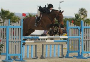 Daphne Harrington and Piper WCE Medal 2012 HITS Desert Circuit Photo Flying Horse