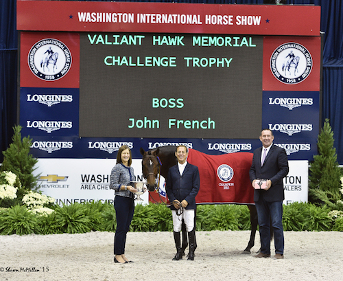 Boss owned by Laura Wasserman Grand Hunter Champion 2015 Washington International Photo Shawn McMillen