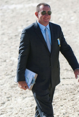 Archie Cox judging the 2013 Devon Horse Show