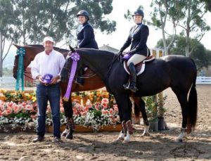 Chelsea Samuels and Virginia Fout with Archie Cox CPHA Foundation Finals 22 & Over 2013 Showpark Summer Classic Photo Captured Moment