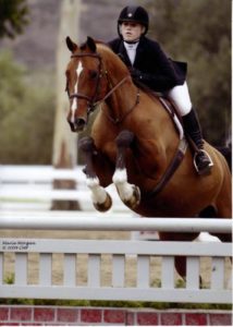 Ashley Pryde and Manhattan owned by Garland Farm Winner Large Junior Hunters 2009 Showpark Photo Captured Moment