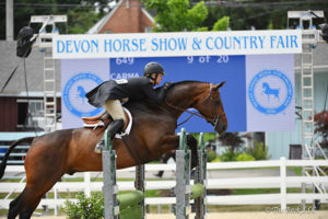 Virginia Fout and Carma 2018 Devon Horse Show Amateur Owner Hunter 3'3" Over 35, Champion Photo by The Book LLC