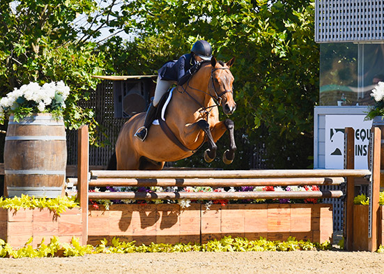 Laura Wasserman and Bocelli Amateur Owner Hunter 3'3" Champions 2019 Giant Steps Charity Classic