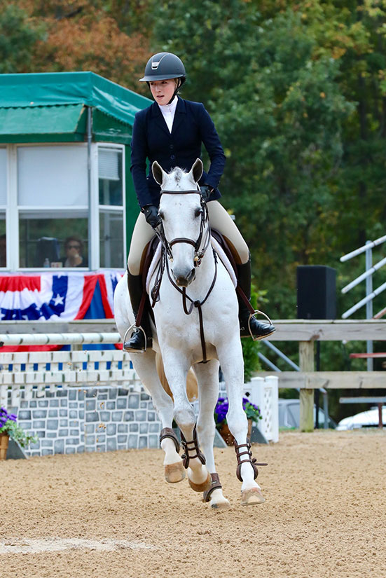 Emily Williams and Beach Boy 2019 Capital Challenge Equitation 17 yrs Photo by Laura Wasserman