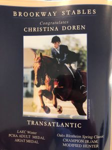 Christina Doren and Transatlantic