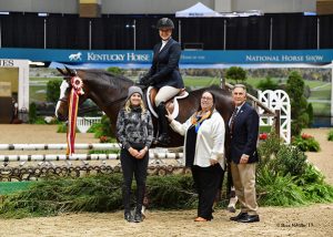 Jaime Krupnick and Conux Adult Equitation 36 & Over 2019 National Horse Show Photo by Shawn McMillen