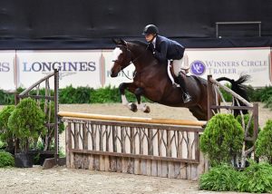 Jaime Krupnick and Conux Amateur Owner Hunter 36 & Over 2019 National Horse Show Photo by Shawn McMillen