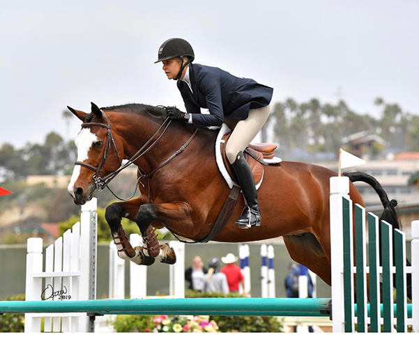 Jaime Krupnick and Conux 2019 Del Mar National Photo by Osteen