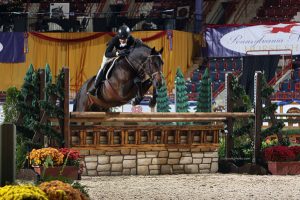 Katherine Dash and Everglow Large Junior Hunter 2017 Pennsylvania National Photo by Al Cook