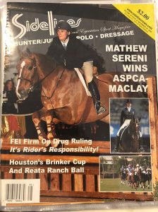 Mathew Sereni 2003 ASPCA Maclay Champion Sidelines Magazine Cover