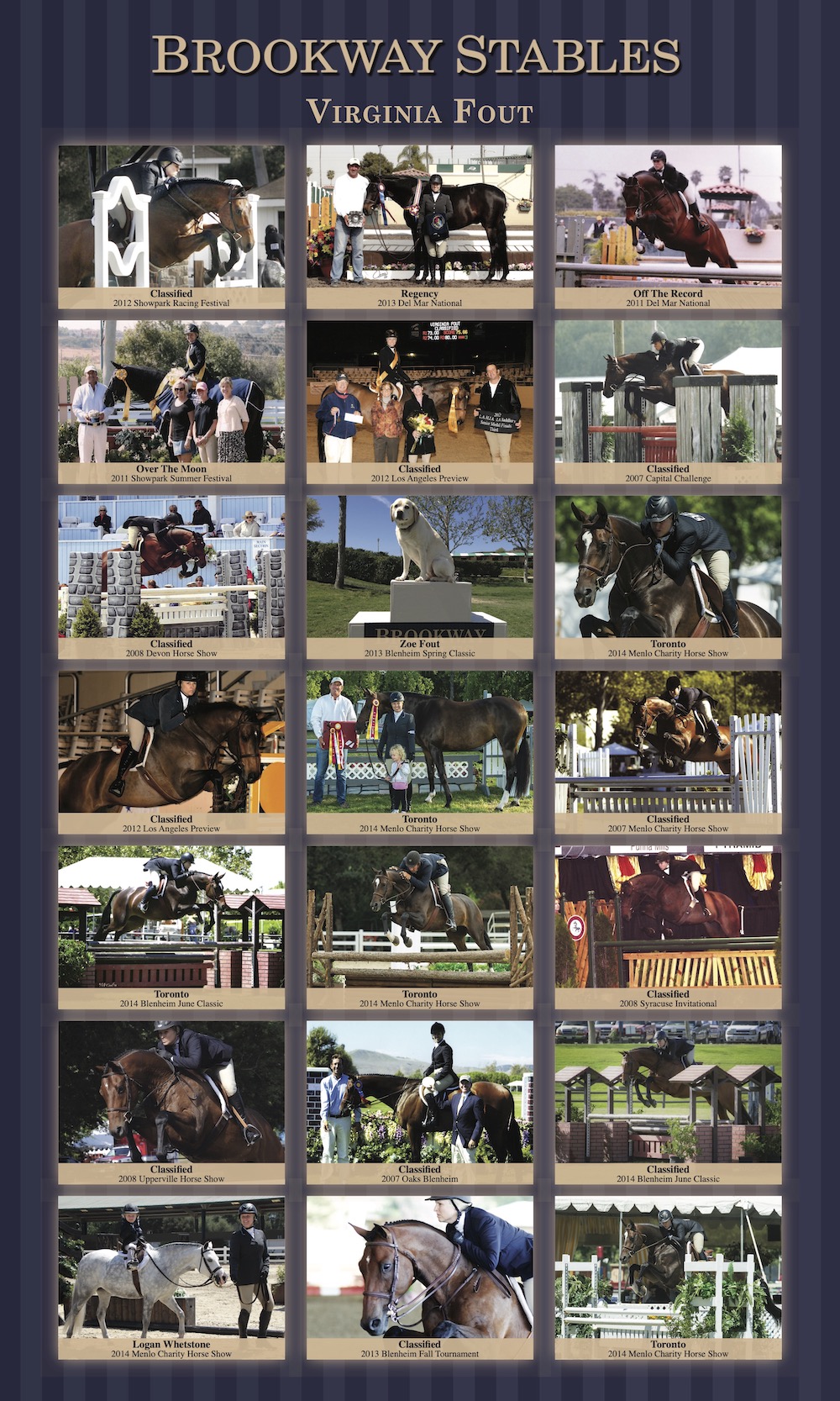 poster virginia fout equestrian