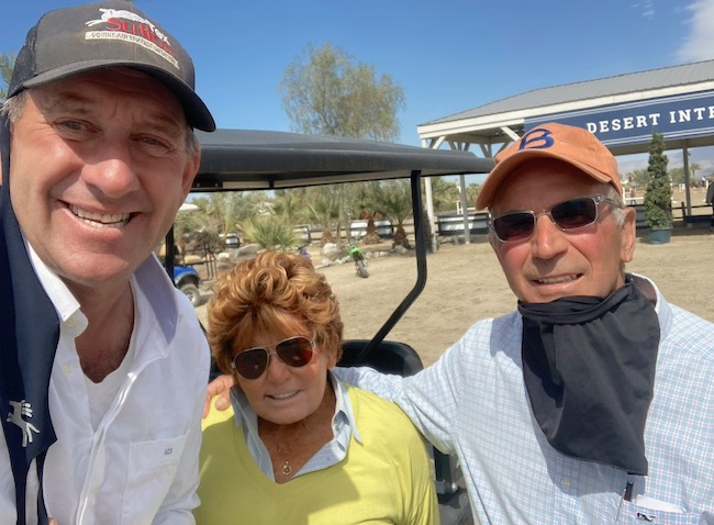 Archie Cox, Karen Healey, and Carleton (CB) Brooks Desert International Horse Park
