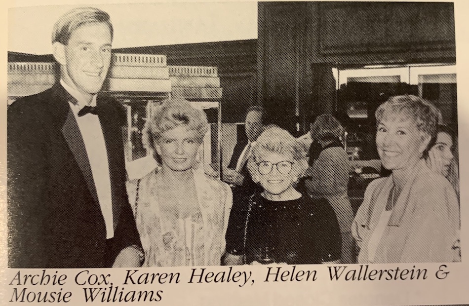 Archie Cox, Karen Healey, Helen Wallerstein, and Mousie Williams